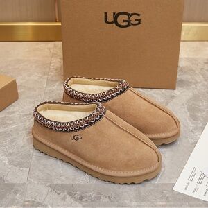 UGG Classic Tan Slip-On Shoes
